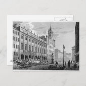Uitzicht van de stad Hall, Exchange, Glasgow Briefkaart (Voorkant / Achterkant)