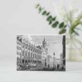 Uitzicht van de stad Hall, Exchange, Glasgow Briefkaart (Staand voorkant)