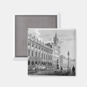 Uitzicht van de stad Hall, Exchange, Glasgow Magneet (Voorkant / Achterkant)