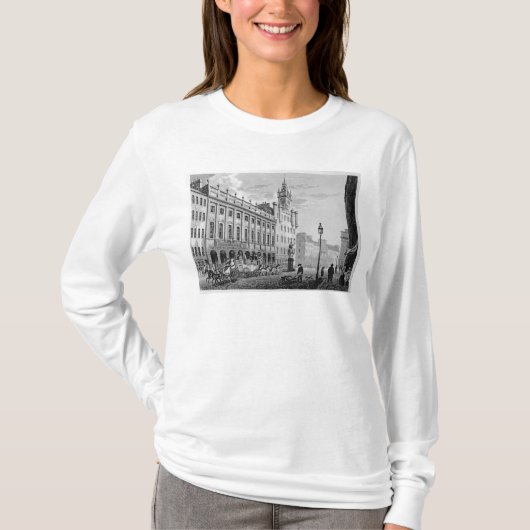 Uitzicht van de stad Hall, Exchange, Glasgow T-shirt (Voorkant)