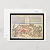 Uitzicht van de stad Jeruzalem uit de Neurenberg Briefkaart (Voorkant / Achterkant)