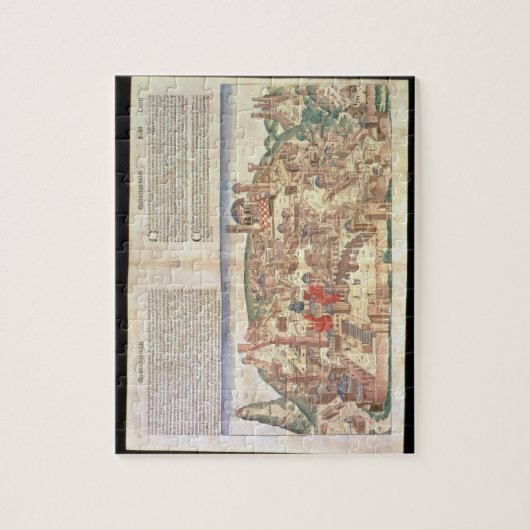 Uitzicht van de stad Jeruzalem uit de Neurenberg Legpuzzel (Verticaal)