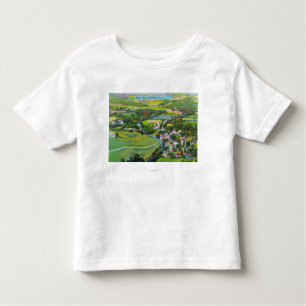 Uitzicht van de stad kinder shirts