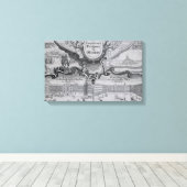 Uitzicht van de stad Madrid Canvas Afdruk (Insitu (Houten vloer))