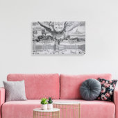 Uitzicht van de stad Madrid Canvas Afdruk (Insitu (Woonkamer))