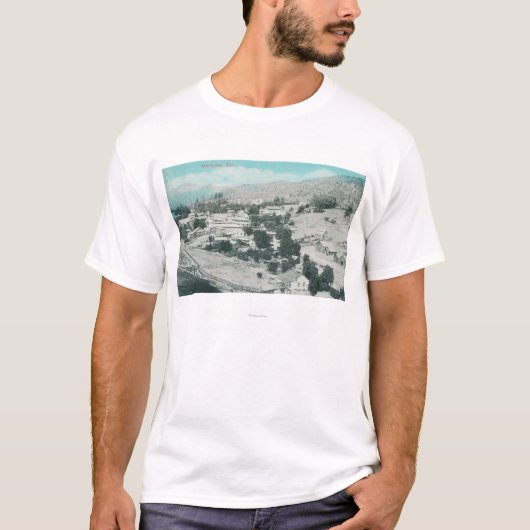 Uitzicht van de stad Mariposa, CA T-shirt (Voorkant)