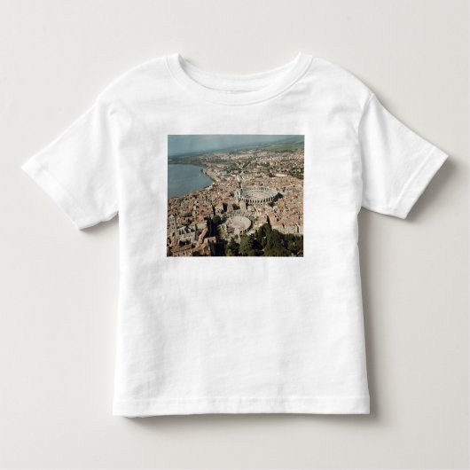 Uitzicht van de stad met kinder shirts (Voorkant)