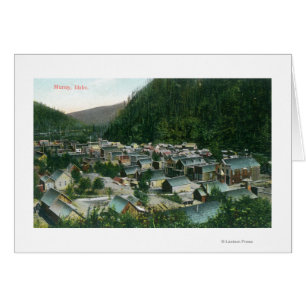 Uitzicht van de stad Murray, ID