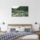 Uitzicht van de stad Murray, ID Canvas Afdruk (Insitu (Slaapkamer))