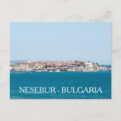 Uitzicht van de stad Nesebur, Bulgarije Briefkaart (Voorkant)