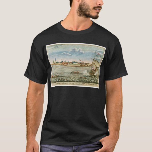 Uitzicht van de stad New York van de SW T-shirt (Voorkant)
