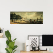 Uitzicht van de stad poster (Thuiskantoor)