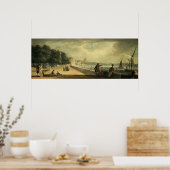 Uitzicht van de stad poster (Keuken)