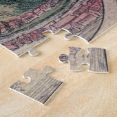 Uitzicht van de stad Potosi, Bolivia, met de beroe Legpuzzel (Zijkant)
