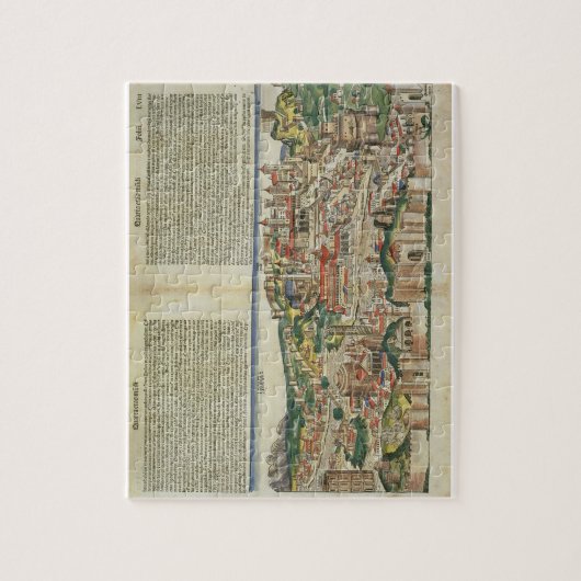 Uitzicht van de stad Rome, van de Neurenberg Chron Legpuzzel (Verticaal)