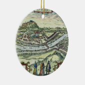 Uitzicht van de stad Salzburg aan de oevers van de Keramisch Ornament (Rechts)