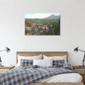 Uitzicht van de stad San Rafael, CA Canvas Afdruk (Insitu (Slaapkamer))