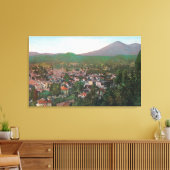 Uitzicht van de stad San Rafael, CA Canvas Afdruk (Insitu (Woonkamer))