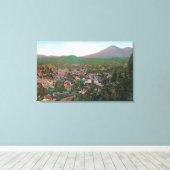 Uitzicht van de stad San Rafael, CA Canvas Afdruk (Insitu (Houten vloer))