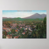 Uitzicht van de stad San Rafael, CA Poster (Voorkant)