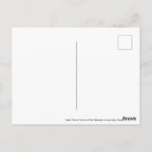 Uitzicht van de stad San Sebastian op zonnige dag. Briefkaart (Achterkant)