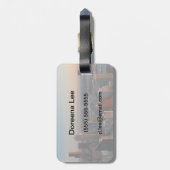 Uitzicht van de stad Seattle skyline 2 Bagagelabel (Achterkant verticaal)