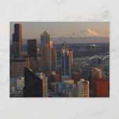 Uitzicht van de stad Seattle skyline 2 Briefkaart (Voorkant)