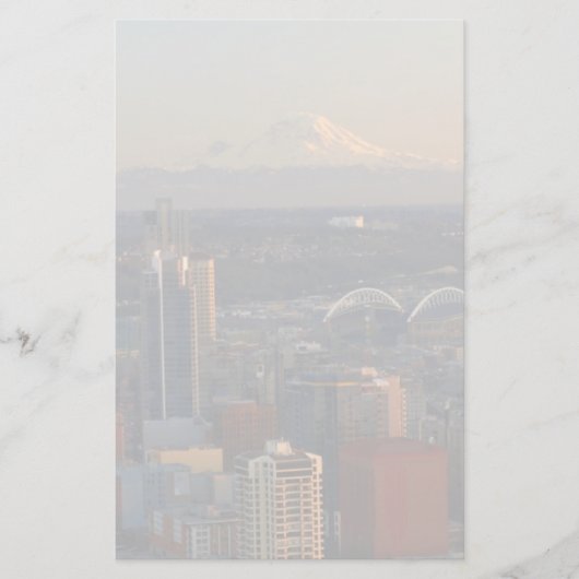 Uitzicht van de stad Seattle skyline 2 Briefpapier (Voorkant)