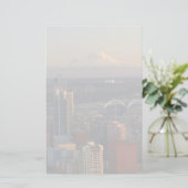 Uitzicht van de stad Seattle skyline 2 Briefpapier (Staand voorkant)