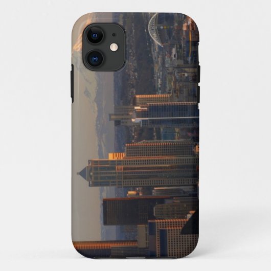 Uitzicht van de stad Seattle skyline 2 Case-Mate iPhone Case (Achterkant)
