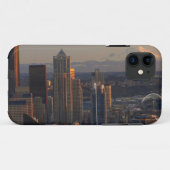 Uitzicht van de stad Seattle skyline 2 Case-Mate iPhone Case (Achterkant (horizontaal))