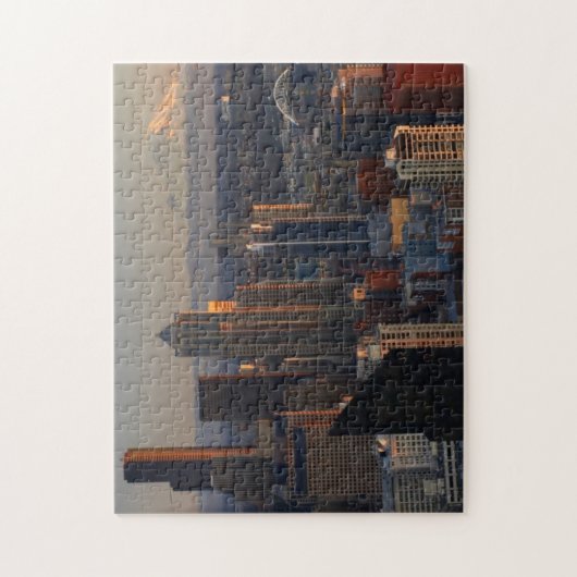 Uitzicht van de stad Seattle skyline 2 Legpuzzel (Verticaal)