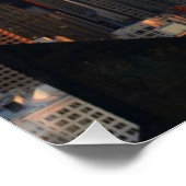 Uitzicht van de stad Seattle skyline 2 Perfect Poster (Hoek)