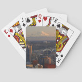 Uitzicht van de stad Seattle skyline 2 Pokerkaarten (Achterkant)