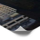 Uitzicht van de stad Seattle skyline 2 Poster (Hoek)