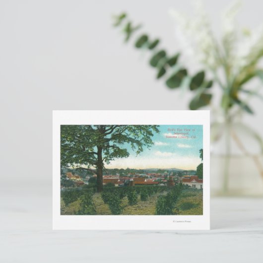 Uitzicht van de stad Sebastopol, CA Briefkaart (Staand voorkant)