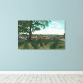 Uitzicht van de stad Sebastopol, CA Canvas Afdruk (Insitu (Houten vloer))