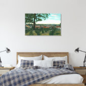 Uitzicht van de stad Sebastopol, CA Canvas Afdruk (Insitu (Slaapkamer))