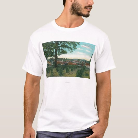 Uitzicht van de stad Sebastopol, CA T-shirt (Voorkant)
