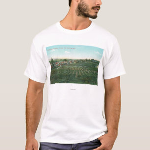 Uitzicht van de stad Sonoma uit de heuvel T-shirt
