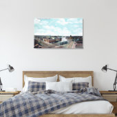Uitzicht van de stad Spraag, WA Canvas Afdruk (Insitu (Slaapkamer))