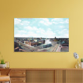 Uitzicht van de stad Spraag, WA Canvas Afdruk (Insitu (Woonkamer))