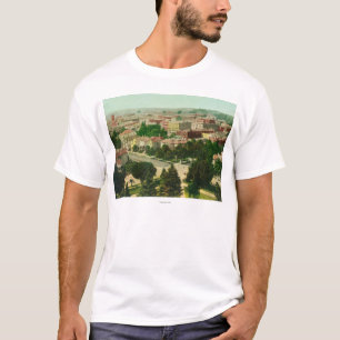 Uitzicht van de stad t-shirt