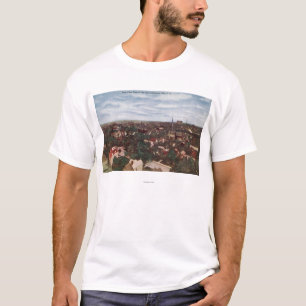 Uitzicht van de stad t-shirt