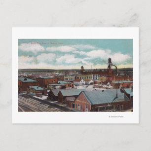 Uitzicht van de stad, trein TracksNampa, ID Briefkaart