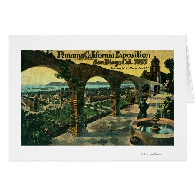 Uitzicht van de Stad van een Missie, Panama-CA Exp (Voorkant Horizontaal)