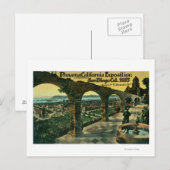 Uitzicht van de Stad van een Missie, Panama-CA Exp Briefkaart (Voorkant / Achterkant)