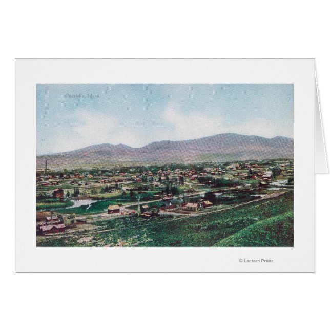 Uitzicht van de stad vanuit de heuvels (Voorkant Horizontaal)