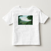 Uitzicht van de stad vanuit de heuvels kinder shirts (Voorkant)