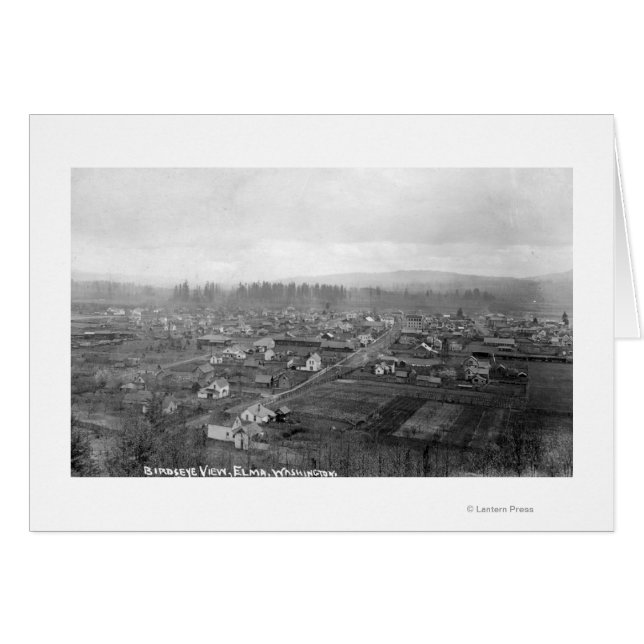 Uitzicht van de stad vanuit de lucht 15 (Voorkant Horizontaal)